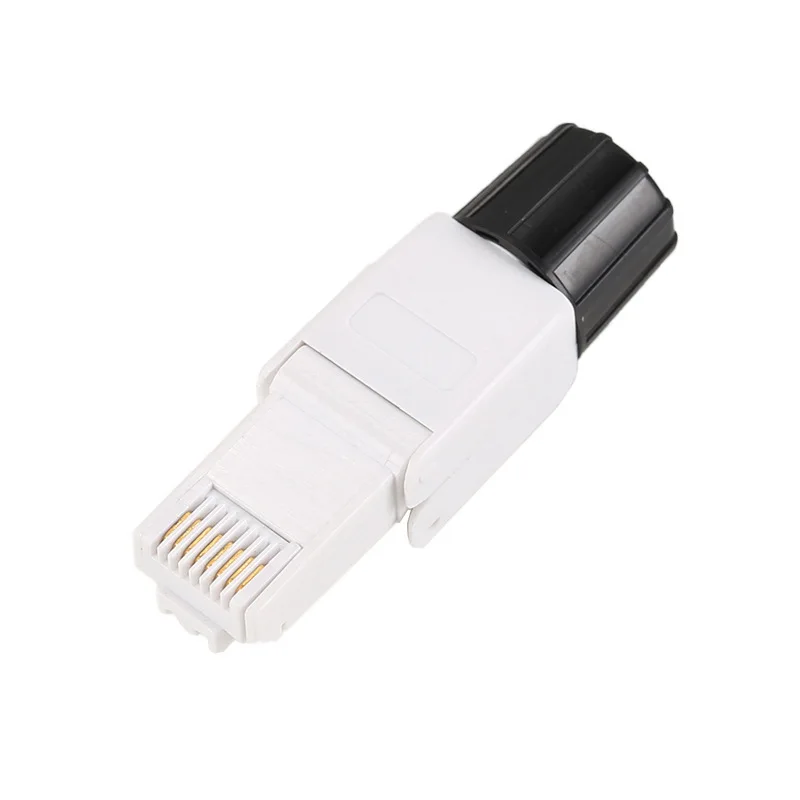 Gcabling RJ45 modular Toolless connector Cat6 Cat6a RJ45 8P8C module plug connecter Cat 6 6a RJ45 connector