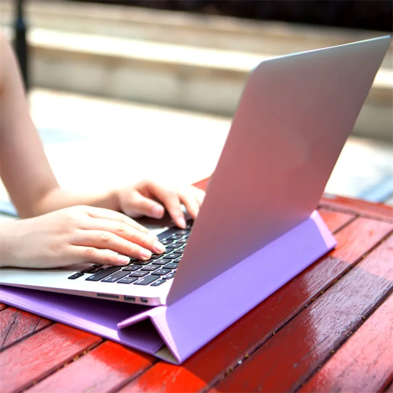 Горячая продажа PU кожаный чехол для ноутбука сумка Macbook M1 Air Pro Retina 13 14 15 дюймов Сумка с