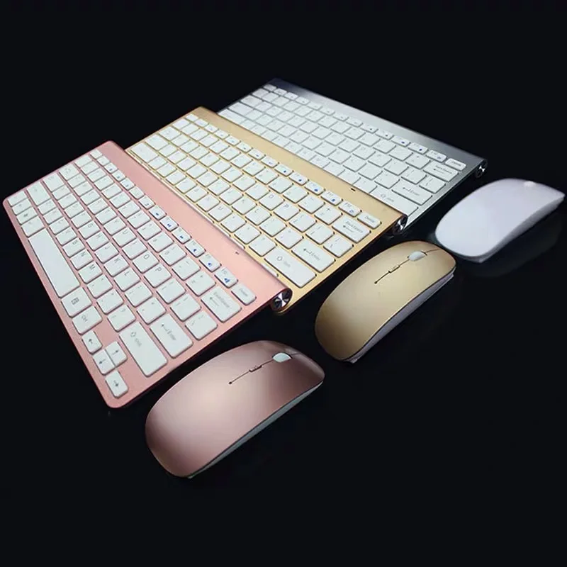 
Low price new fashion 2.4G Optical 1600CPI mini wireless keyboard set 