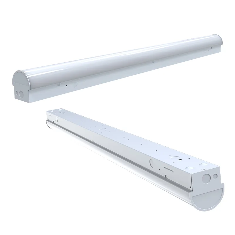 4ft 8ft LED Tube Light Linkable LED Strip Light Linear Light with Power & CCT tunable for Warehouse Supermarket Office