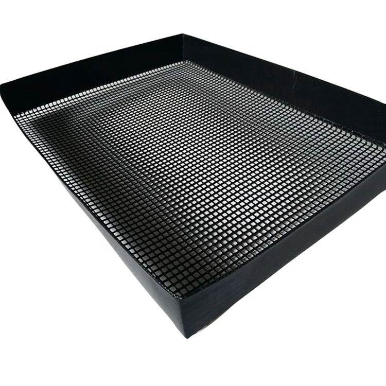 High-temperature  Grilling Mats for Barbecue,Crispy Basket, Meat Vegetable Grill Mesh BBQ Grill Mesh Tray for Grilling&Baking,