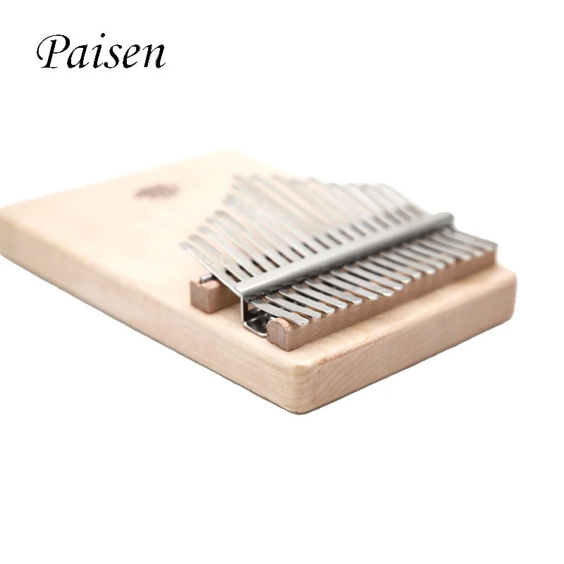 2020 wooden kalimba thumb piano oem maple kalimba diy logo Paisen manufacture