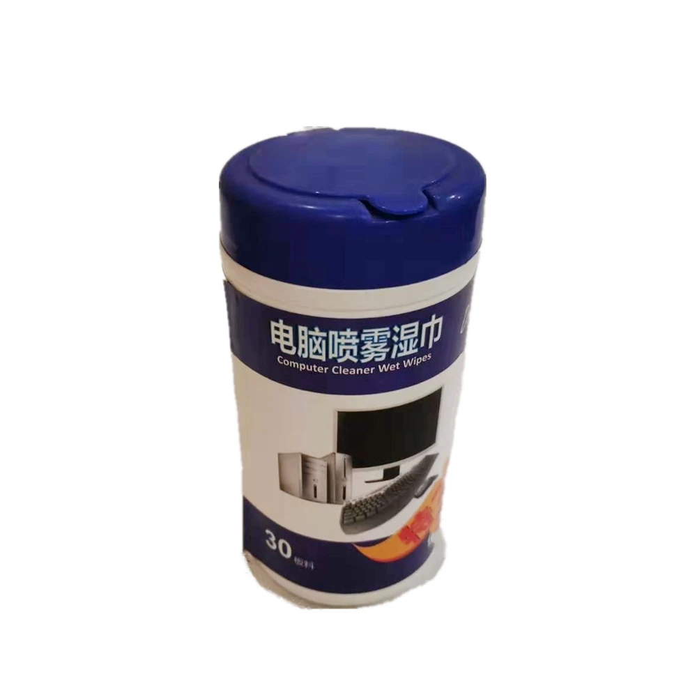 Экологически чистые Нетканые влажные салфетки для чистки экрана компьютера