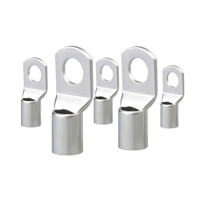 SC Tinned Plated Brass Copper Bimetallic Welding Automotive Round Ring Tubular Battery Wire Crimp Cable Lug Connectors Terminals