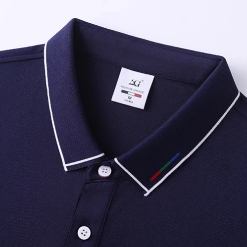 Wholesale Silk Cotton Embroidery Logo Polo Shirts Plain Golf Polo T-shirts Custom Polo