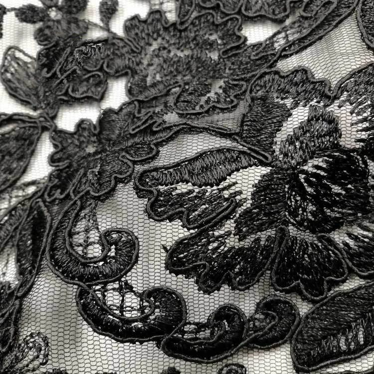 
Embroidery Guipure Floral Lace Mesh Fabric Swiss Lace Fabric African Swiss Voile French Tulle Lace Fabric 