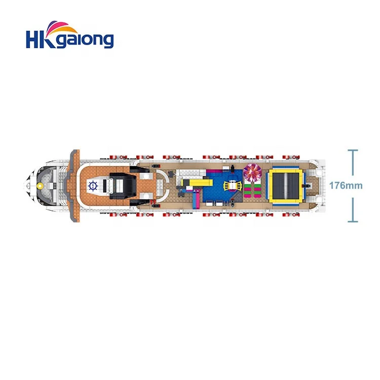 ZHEGAO smart build block set stick toy The Norwegian Flyer build block family game toys blocks numbers over 1000PCS