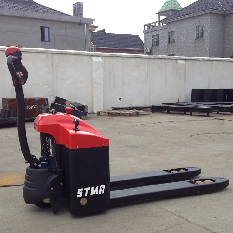 STMA electric portable pallet lift 1500kg capacity mini pallet jack with 1150mm and 685mm fork length