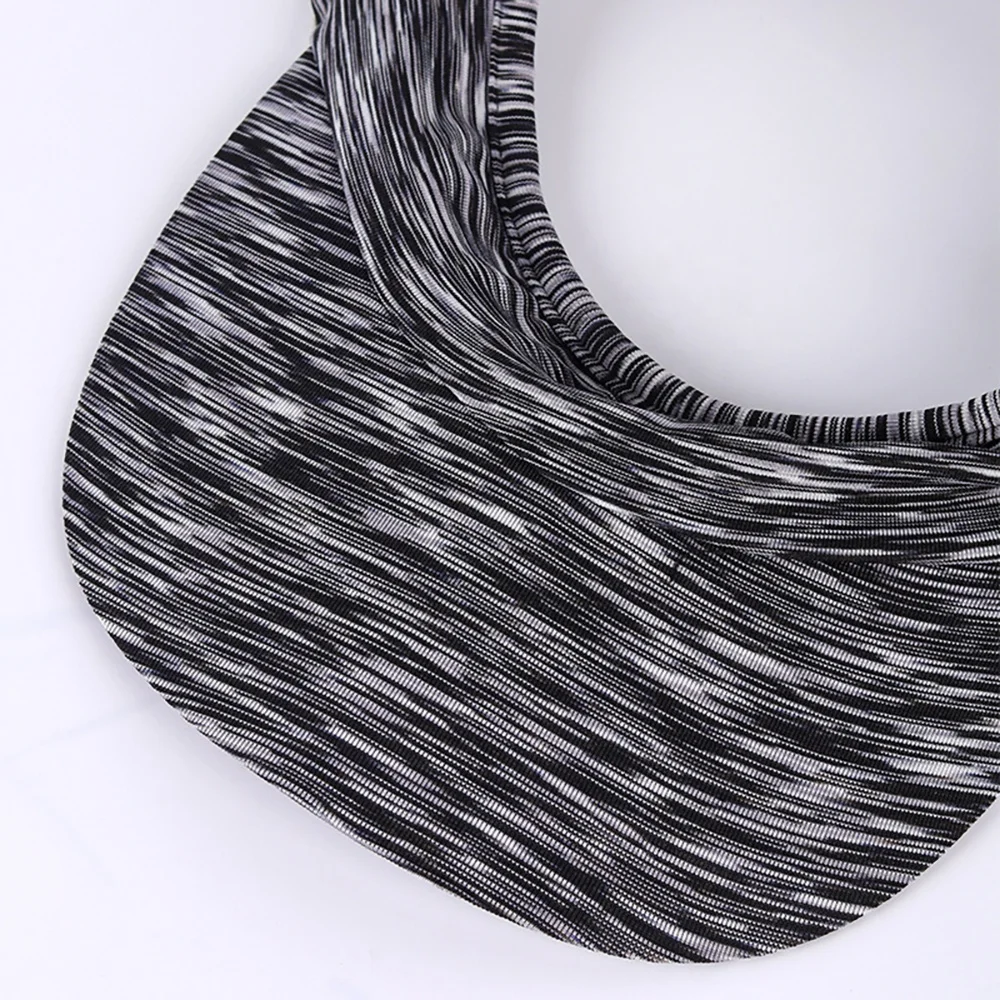 Summer Sun Hat Visor Supplier Wholesales Elastic Adjustable Colorful Sun Visor Sublimation Blank Hats with Visor for Men Sports