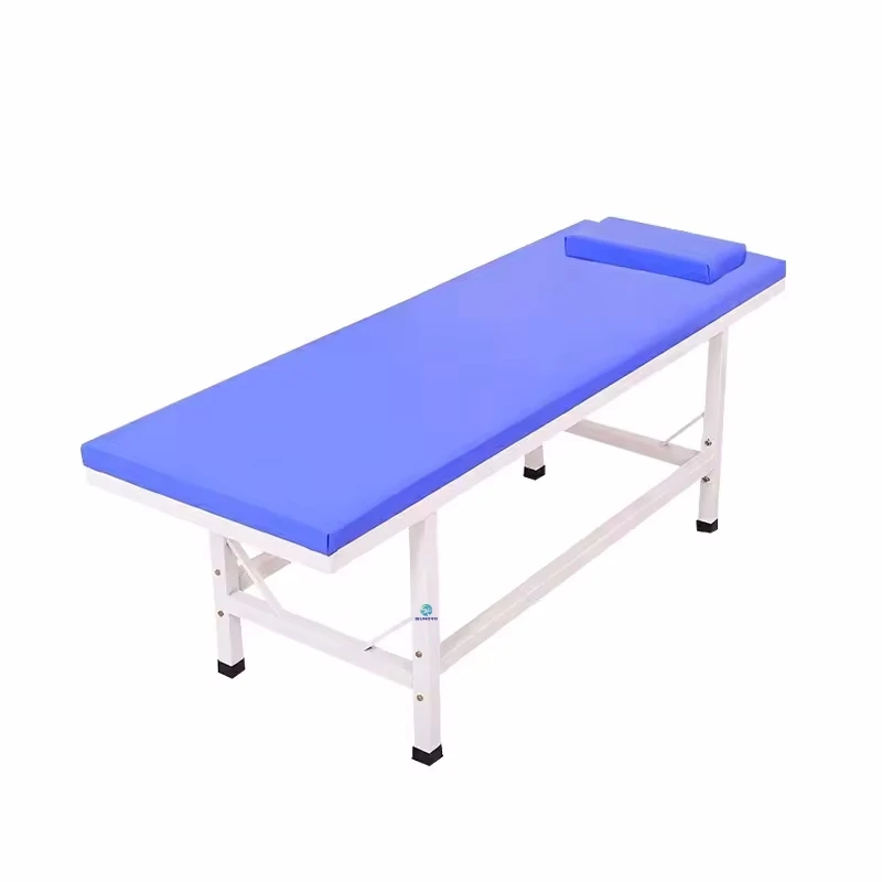 Manufacturers supply economical portable PU leather fabric horizontal bar parallel bar optional outpatient examination bed