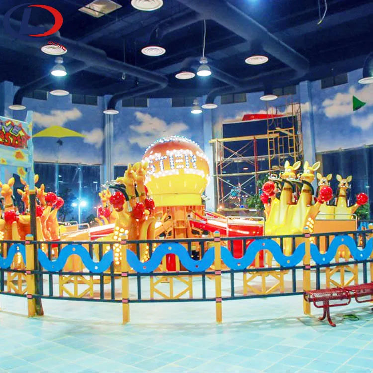 Low Price Outdoor Playground Kiddie Carnival Amusement Rides Jumping Kangroo