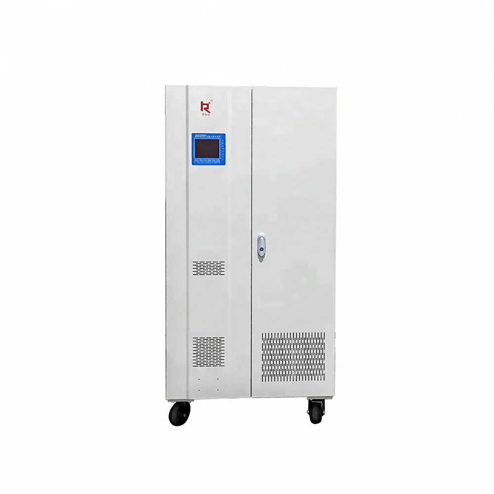 Customized   3KVA~800KVA 3 Phase Servo Motor Industrial Voltage Regulator Servo Voltage Stabilizer