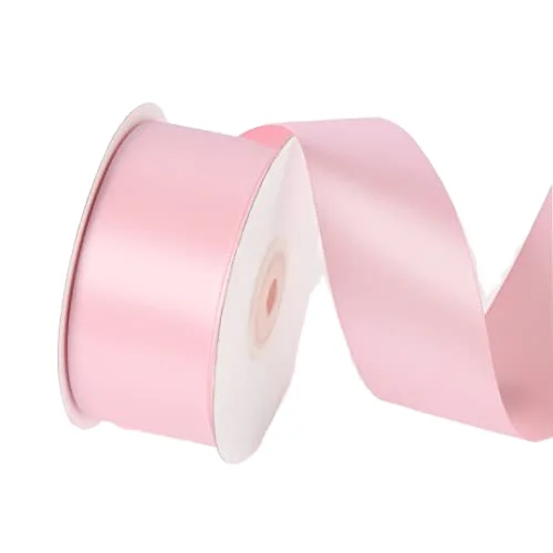 1-1/2 Inch Double Face Satin Ribbon 196 Colors 100% Polyester 50 Yards Per Roll for Gift Wrapping Bows Making Floral Decorations
