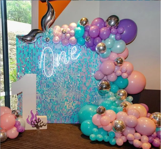 Rose Gold Sequin Shimer Wall Panel Clear Wedding Decoration Backdrop Advertising Backdrop Square Sequin Shimmer Wall Panels