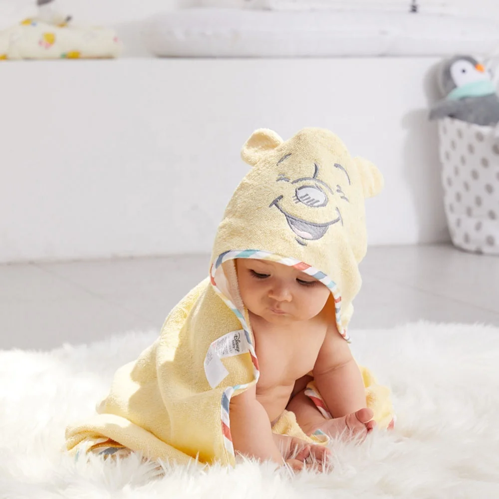 Towel Cotton Hooded Beach 100% Bathrobes Boy Fleece Girl Romper Mat Rompers for Baby Blanket with Hood Bamboo Travel Woven Plain