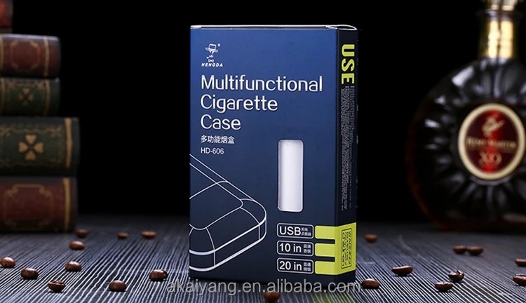  Womens Slim Cigarette Case with Lighter 20-Cigarette Holder & Clip, Compact and Convenient.jpg