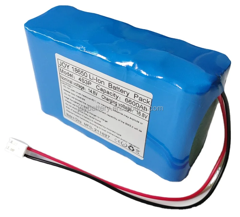 14 8 V 6600mAh 18650 4S3P литий-ионный аккумулятор с печатной платой и разъемом VH3.96