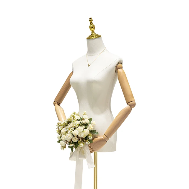 Wholesale Fashion Clothing Display Manikin Full Body Chrome Female Mannequin Dummy Stand Gold Silver Abstract Women 10 Pieces