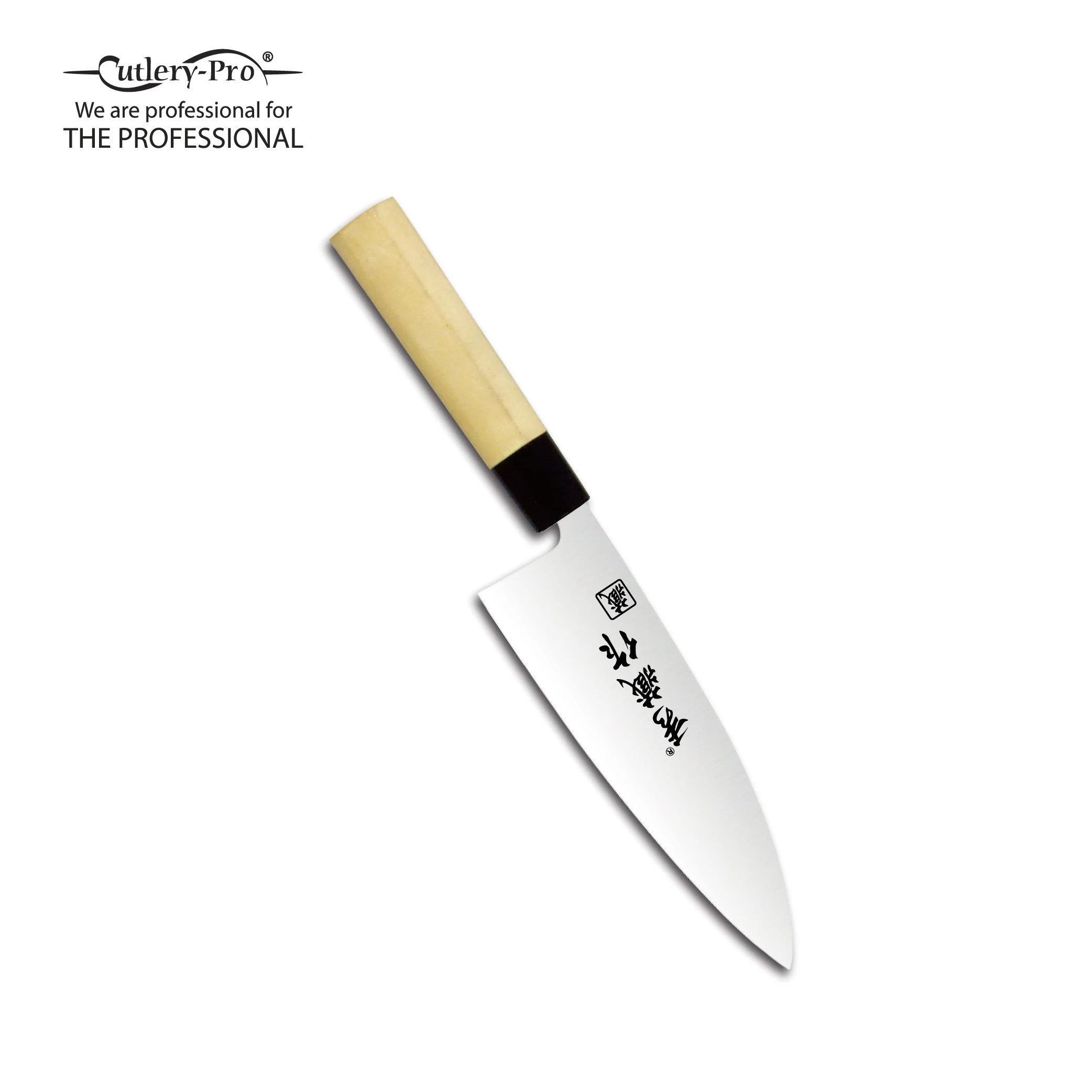 Высокоуглеродистая немецкая сталь X50CrMoV15 сплав японский нож Santoku для профессионального японского рынка