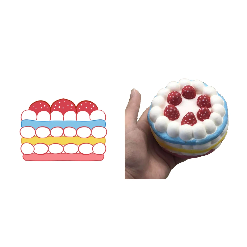 Stress Reliever Custom Soft Cute Pu Foam Slow Rising Squeeze Toys Self-regulation Squishy Toys for kids