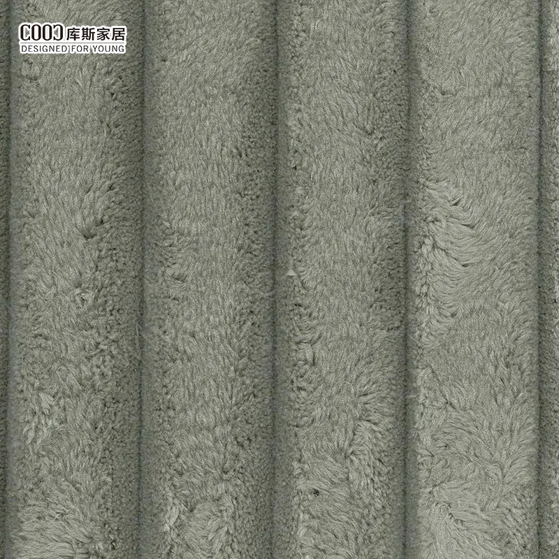 White Comfy Oversized Fluffy Corduroy Modular Luxury Modern Sectional Sofa Couch Set Furniture Living Room Sofa