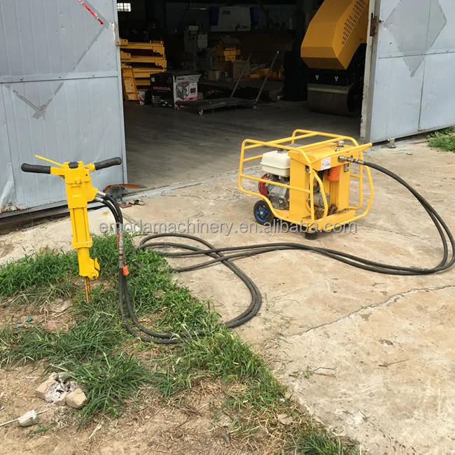 Construction Machinery Portable Gasoline Diesel Hydraulic Press Power Pack Hydraulic Power Unit 13 hp 18 hp 30 hp