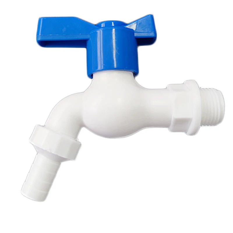 China supplier plastic water dispenser tap formarket 1/2 1/4 pp pvc spigot faucets