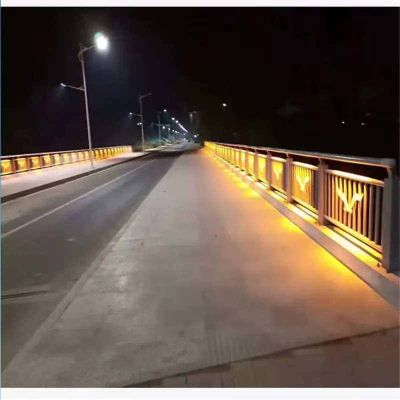 Road guardrail traffic protection road guardrail sidewalk isolation crash barrier