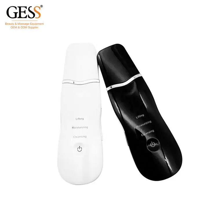 Professional Sonic Face Cleaning Spatula Skin Scrubber Ultrasonic Machine