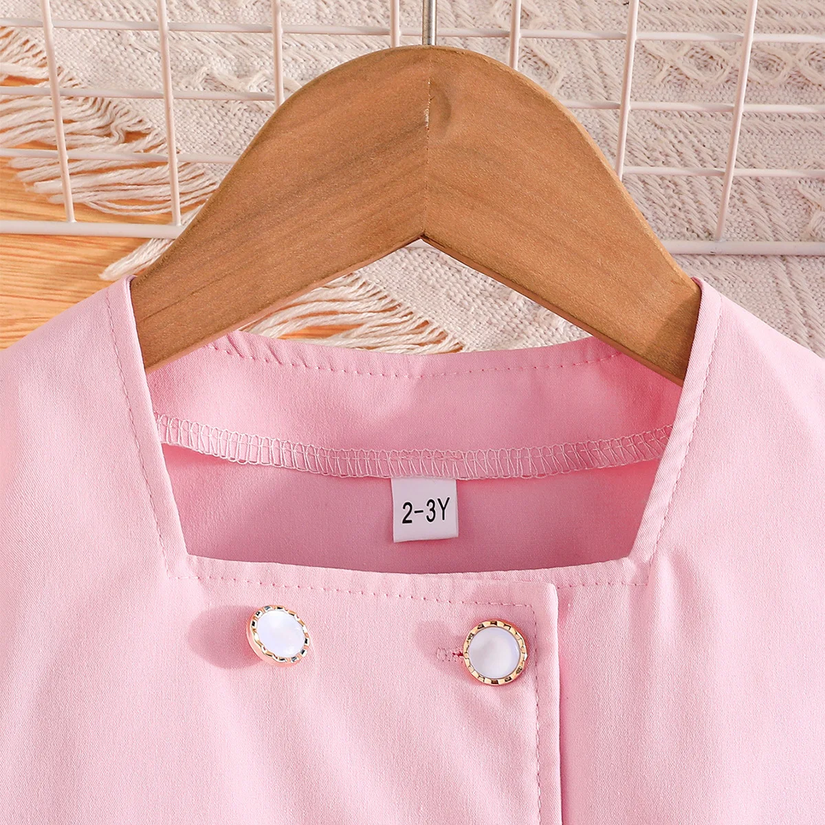 Boutique Spring Autumn Kids Clothing Mesh Embroidered Long Sleeve jacket With Belt And Flared Pants Girls Clothing Set