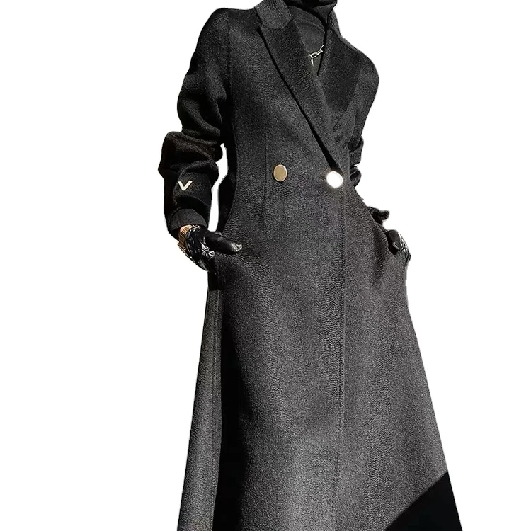 Wholesale good quality women winter clothes ladies luxury fashion cashmere wool coat jacket women