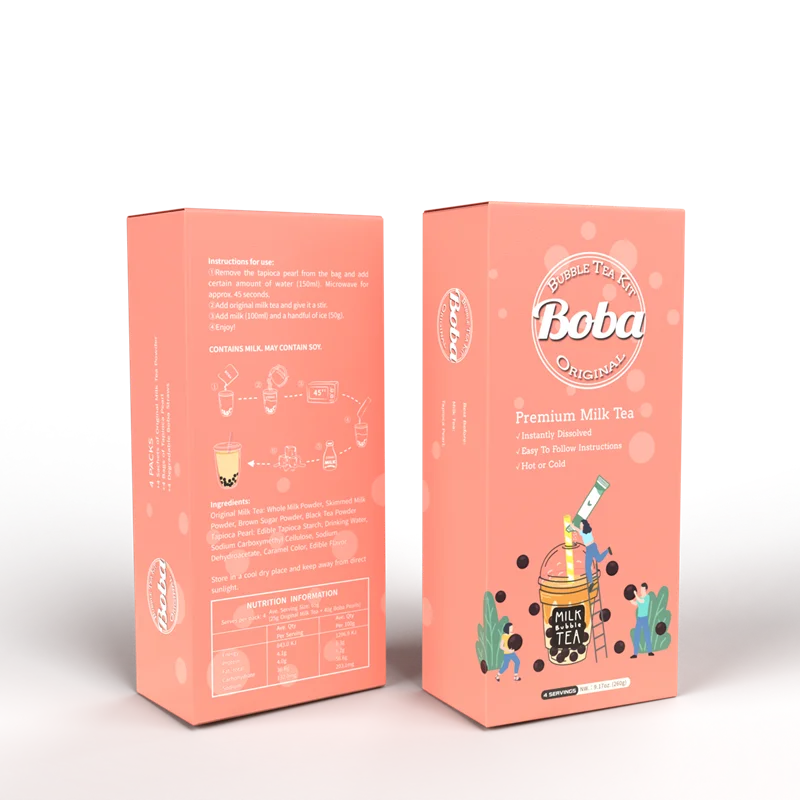 Instant Boba Bubble Tea Kit Original Flavor bubble tea supplier