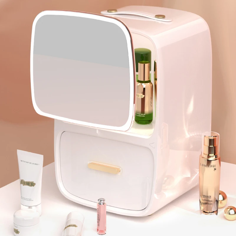 Маленький портативный холодильник для косметики и ухода за кожей, холодильник для макияжа nevera
