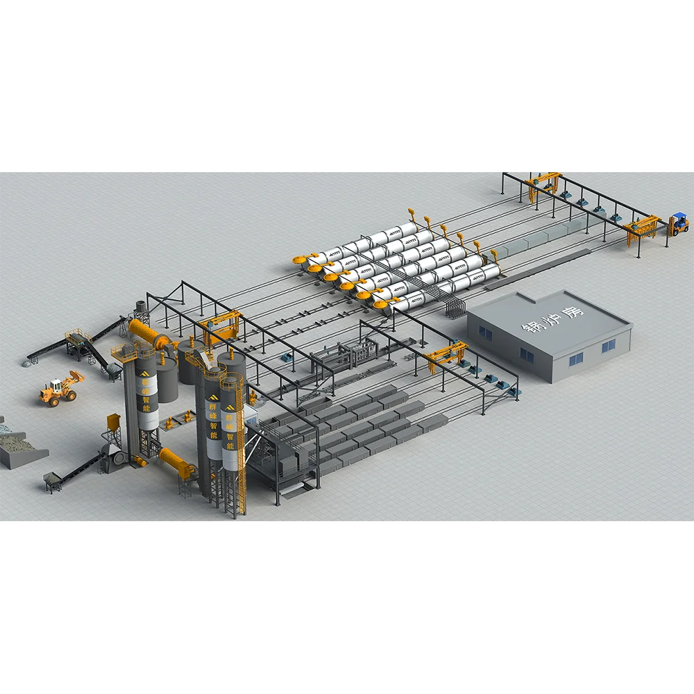 High Quality block machine passed eu ce certification AAC Blocks Production Line