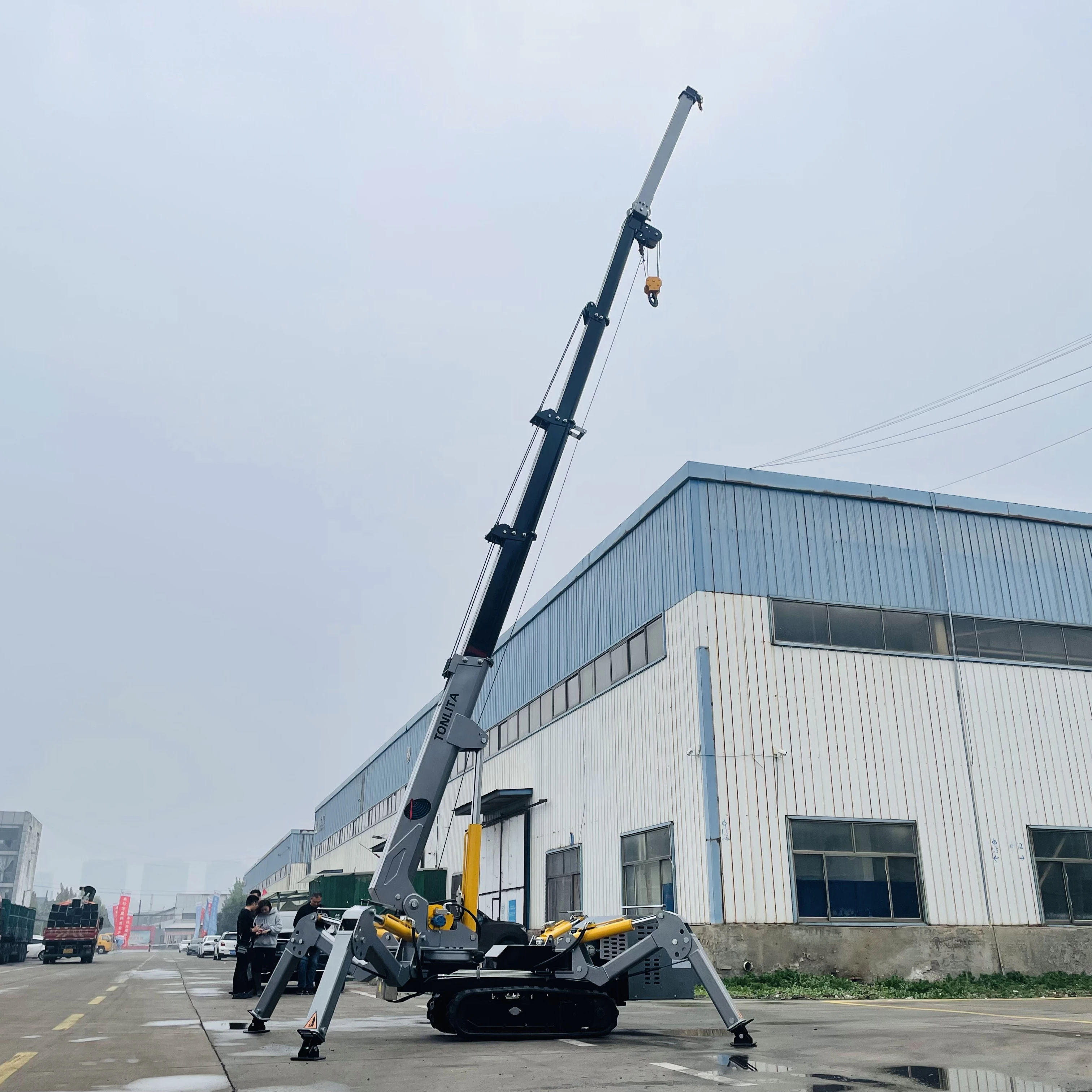 CHINA Crawler Telescopic Boom Spider Crane Electric CPA EURO 5  TONLITA Crane Spider 5TON 12TON