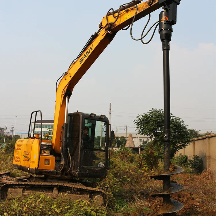 Track Mini Loader Skid Steer Loader Auger for Hard Rock Earth Auger and Soil Auger Drill Applications