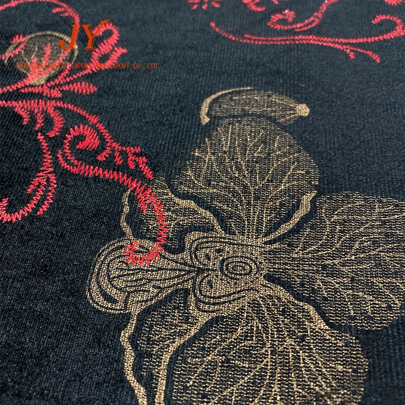 Горячая Распродажа двухцветная бархатная фольга с цветочным принтом с хорошим обслуживанием