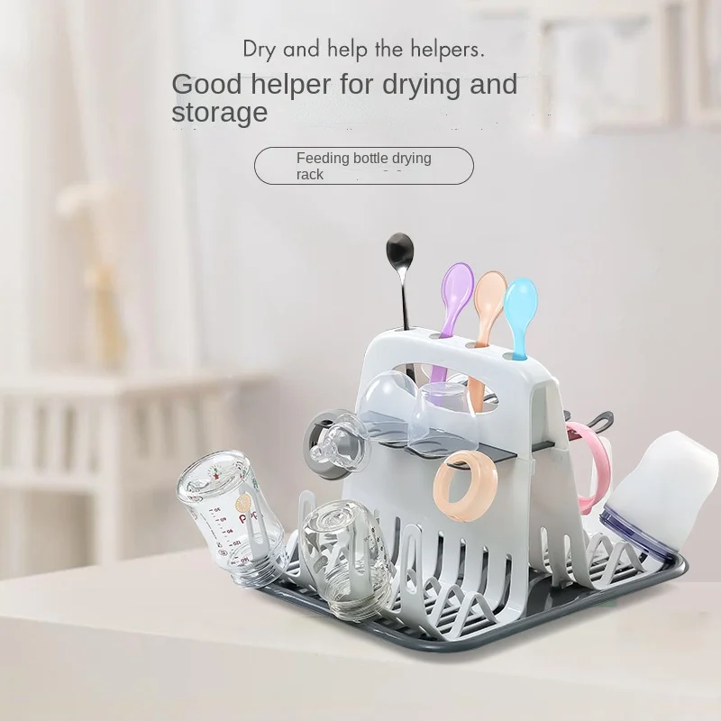 Spot wholesale new detachable newborn bottle drying rack cup drying rack portable baby bottle rack