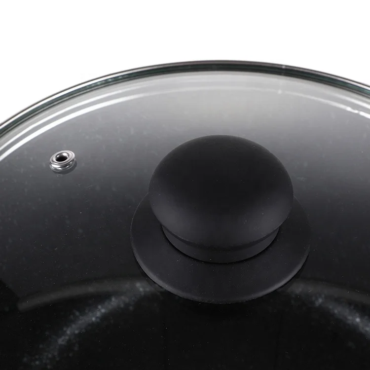 Factory  Customized Non-stick Casserole Set  Pressed Aluminum  Sauce Pot with  Heat-resistant Powder Coating