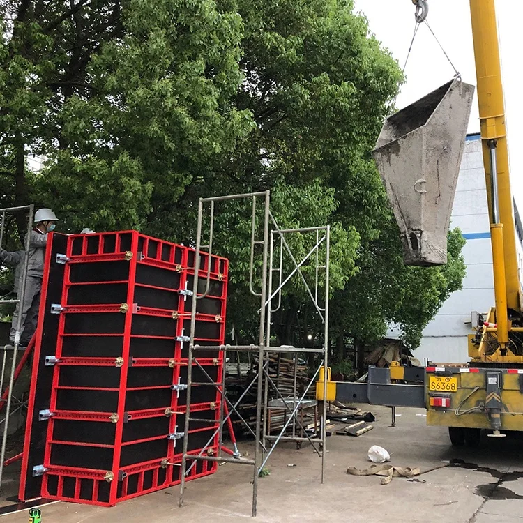 TECON Adjustable Steel Frame Formwork  Column Wall Concrete Mould Various Sizes Technical Support for Sale