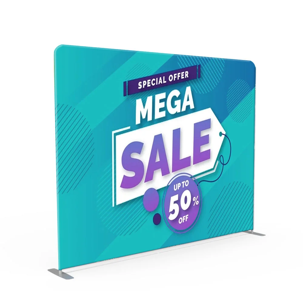 Backdrop Tension Wall Strong Foldable Custom Wholesale Photo Backdrop Stand for Dealership