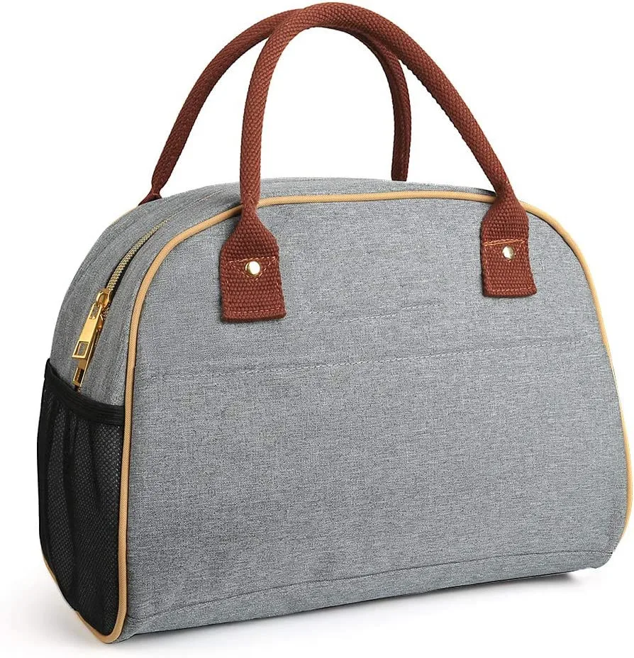 Reusable Thermal  Insulation Cooler Bag Wide-Open Lunch Box for Women Men Girls Boys Lunch Tote Bags