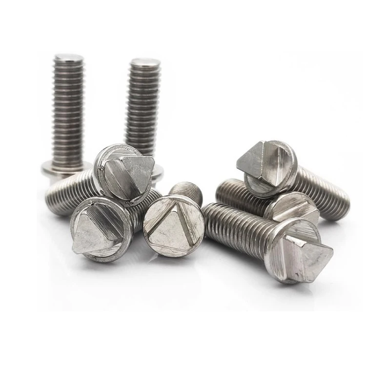 DIN 22424 Tamper Proof  Reusable Two Way Security Fasteners Security Tri Head Triangle Head Bolts For Mining