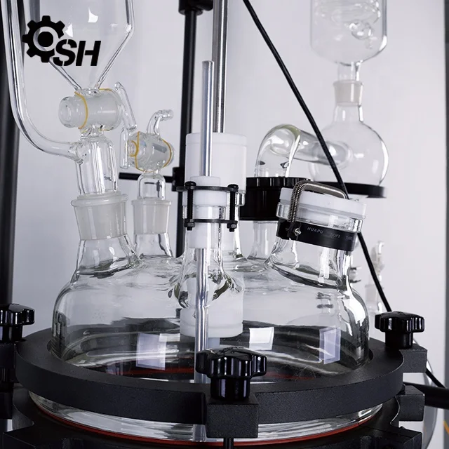 100L double glazed reactor laboratory chemical reactor bioreactor