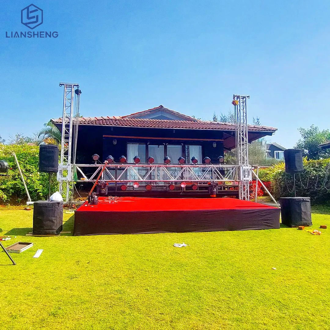 Outdoor Aluminum DJ LED Lighting Speaker Array Display Truss Tower for Concert Bar Event-for Trade Show Tents