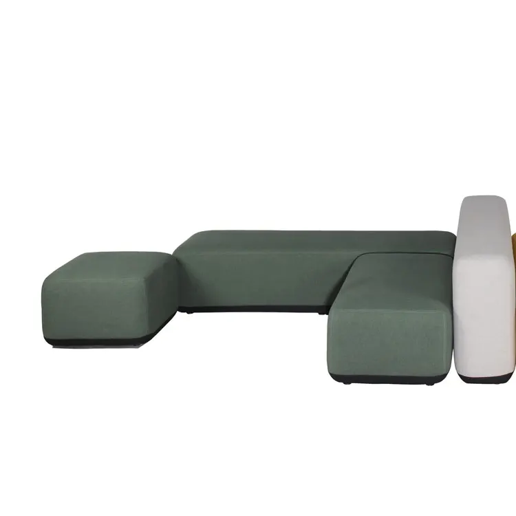 Fashion stylish loose furniture boss room leisure lounge fabric modular office sofa