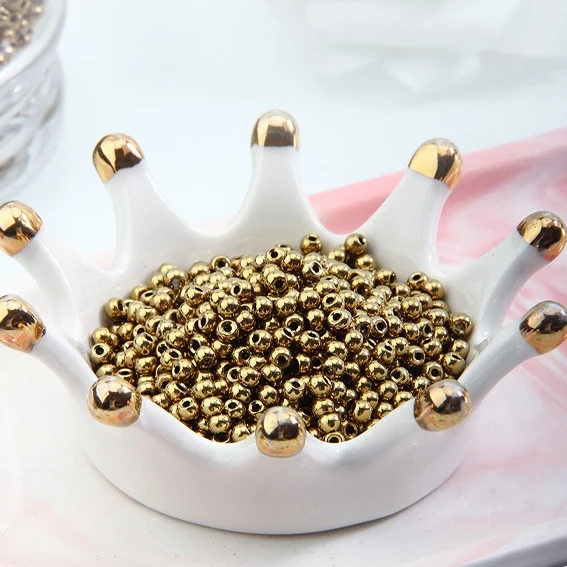 6/0 High Quality Perfect Round Glass Seed Beads Bulk Loose Beads Delicate Opaque Coating Color Seed Beads For Jewelry Making