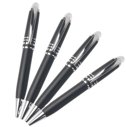 Promotional black ball pens custom pen with laser/engraved logo