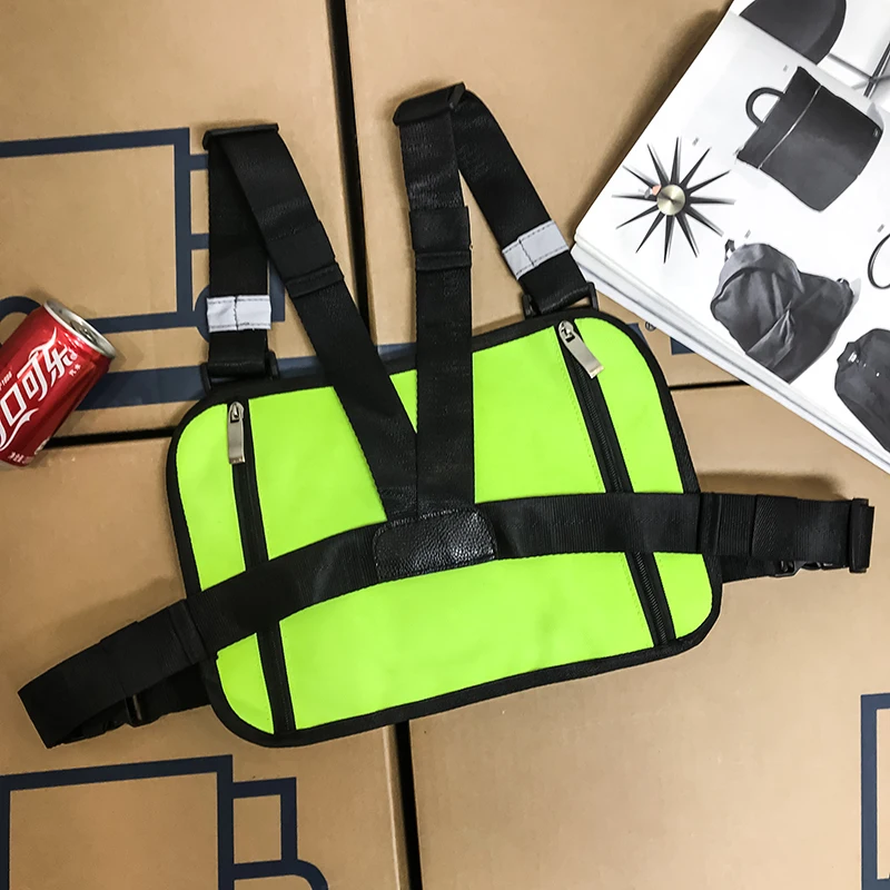 Running Backpack Vest Cell Phone and 3M Reflective Vest Pack for Jogging Cycling Fits universal phone Tactical chest bag