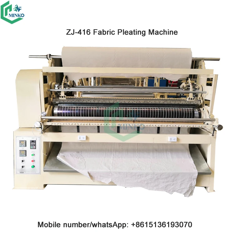 Cloth textile pleater fabric skirt pleating machine price